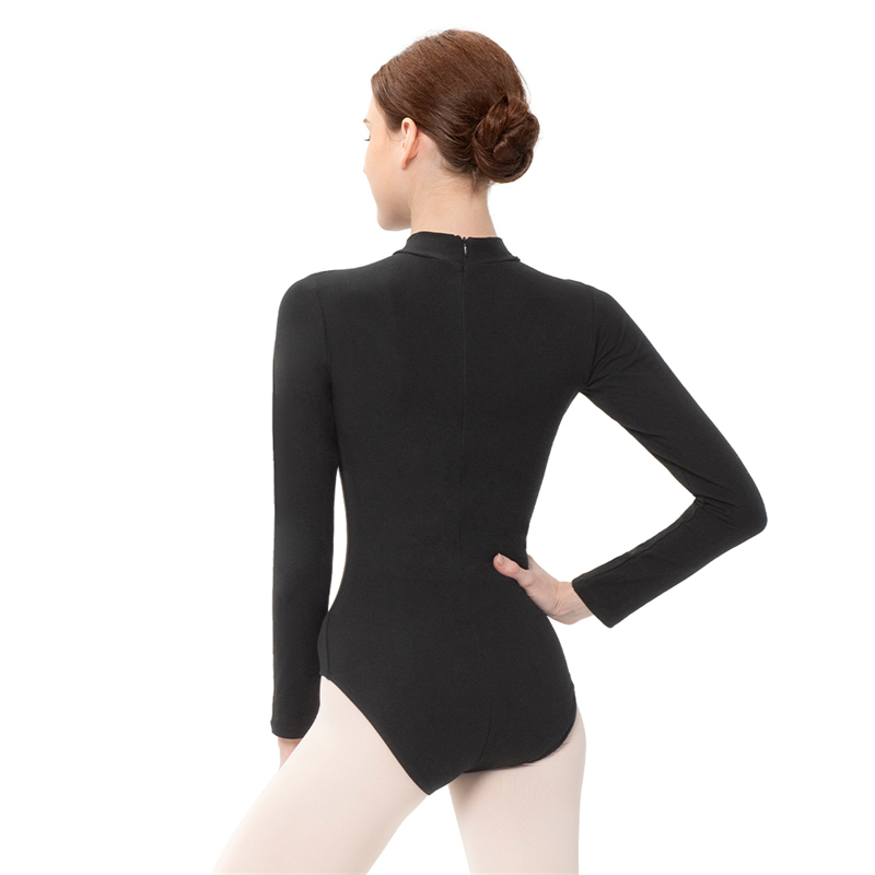Ballet Long Sleeve Turtle Neck Leotard Dance Wear