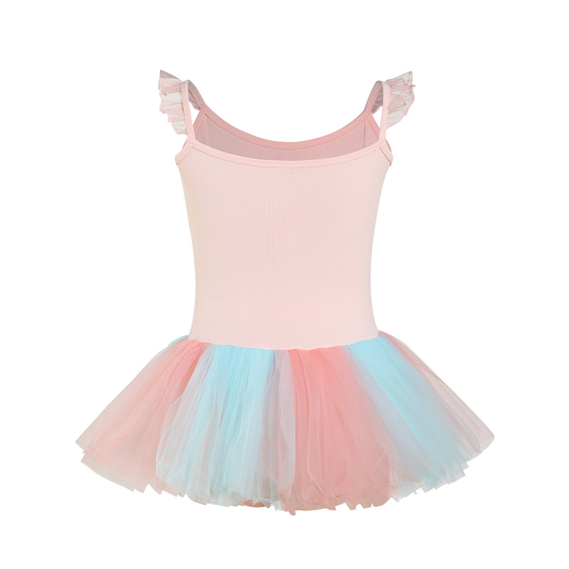 Kids Colorful Performance Dance Dress