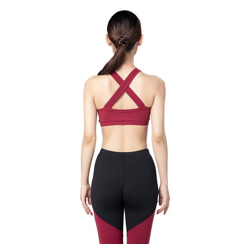 Soutiens-gorge de danse X Back Crop pour femme