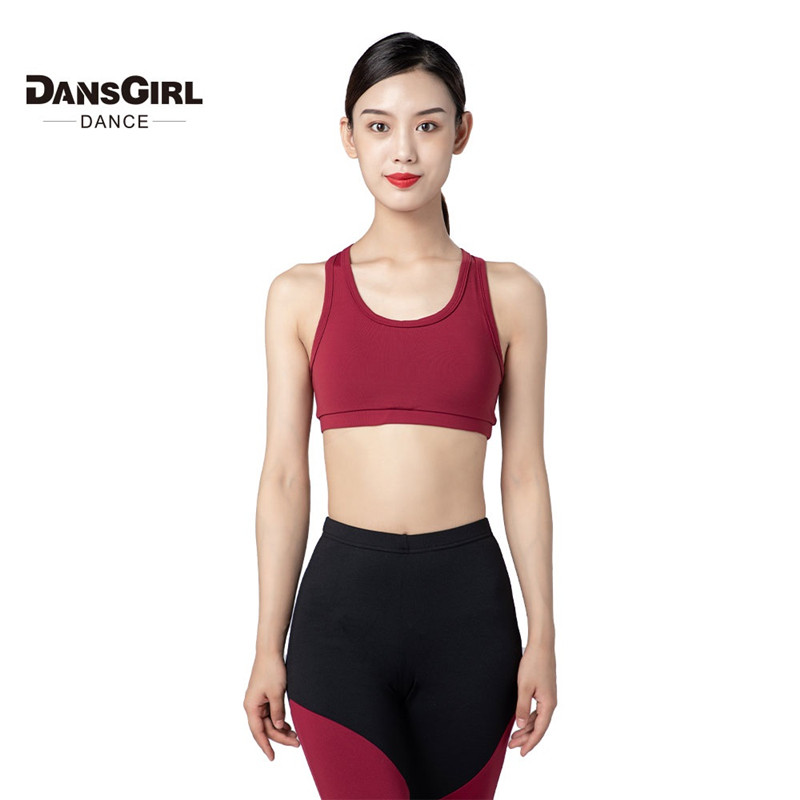 X Back Crop Dance Bras Fyrir konur