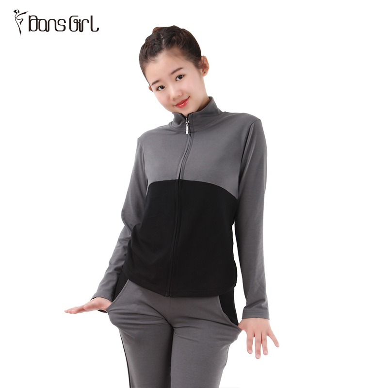 Two-tone Long Sleeve Cotton Top Jackets