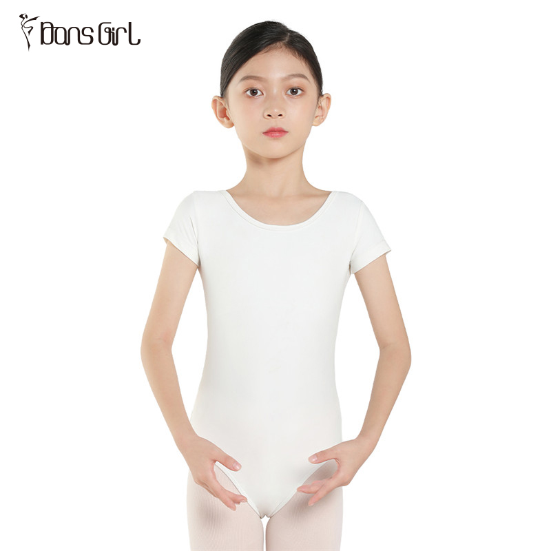 Girls Classic Short Sleeve Leotard