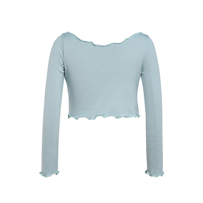 Kids Long Sleeve Boat Neck Ballet Sweater