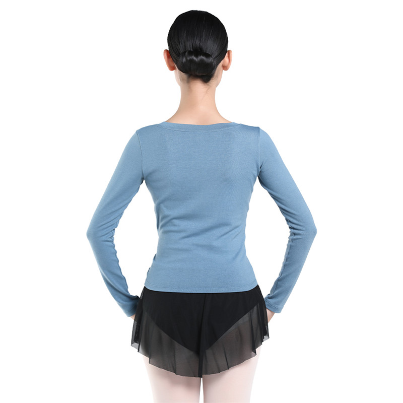 Насанд хүрэгчдийн эмэгтэйчүүдийн урт ханцуйтай балетын бүжгийн цамц