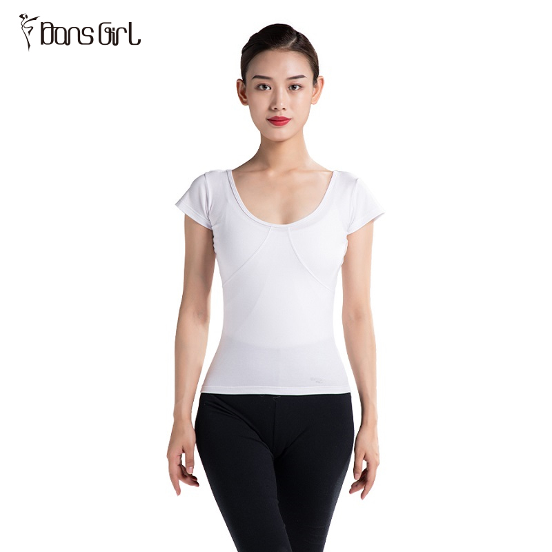 Short Sleeve Slim Top For Dance