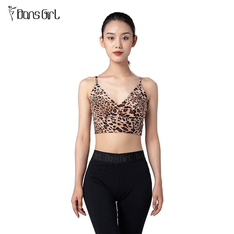 Camisole Leopard Crop Bras