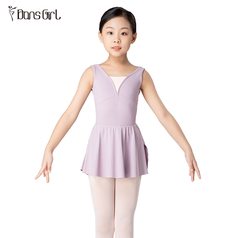 Short Dance Lycra Skirt For Kids Girls