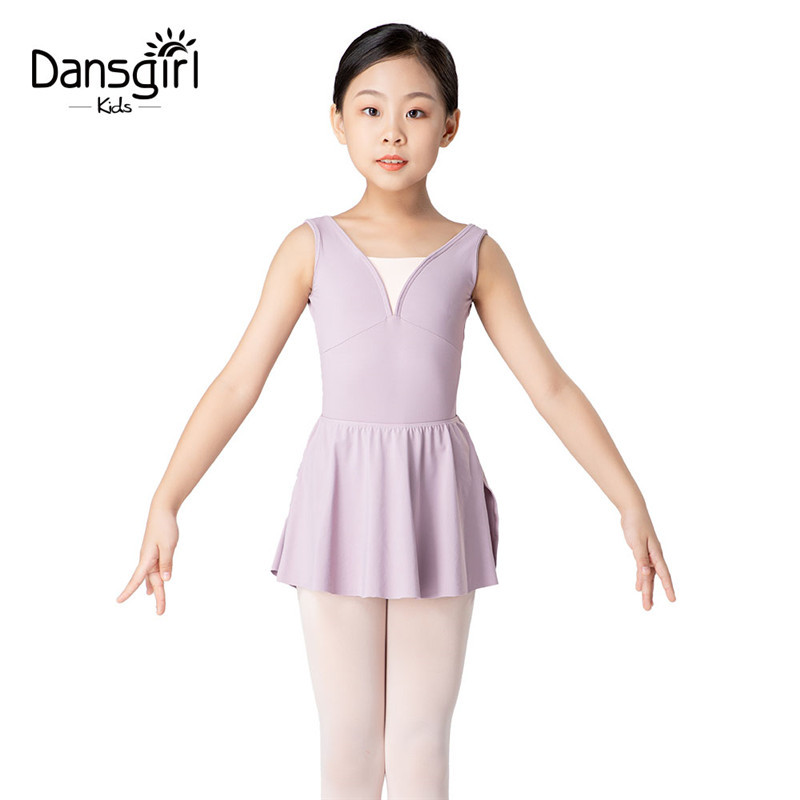 Short Dance Lycra Skirt For Kids Girls