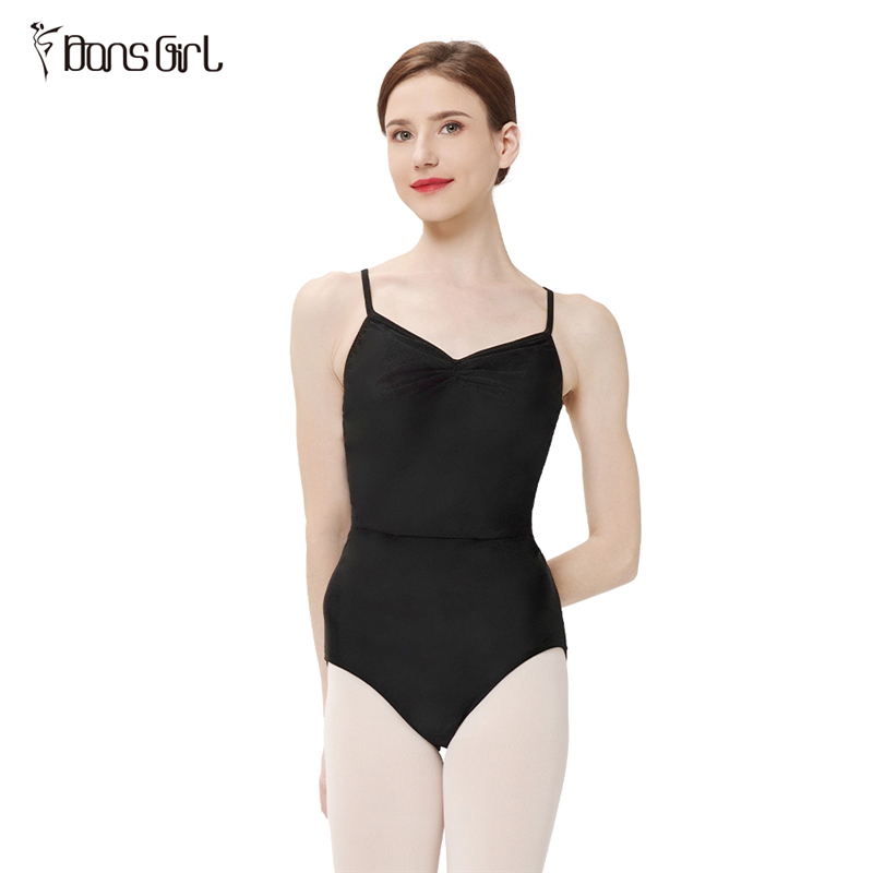 Black Camisole Leotard Ballet Training Dancewear