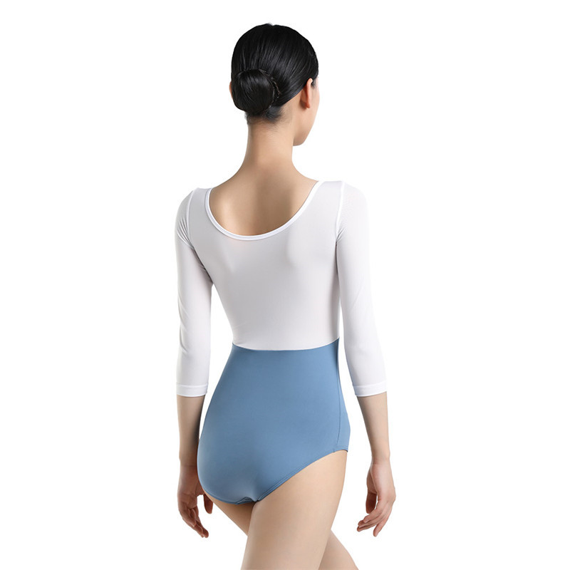 3/4 Sleeve Training Dance Leotard For Women