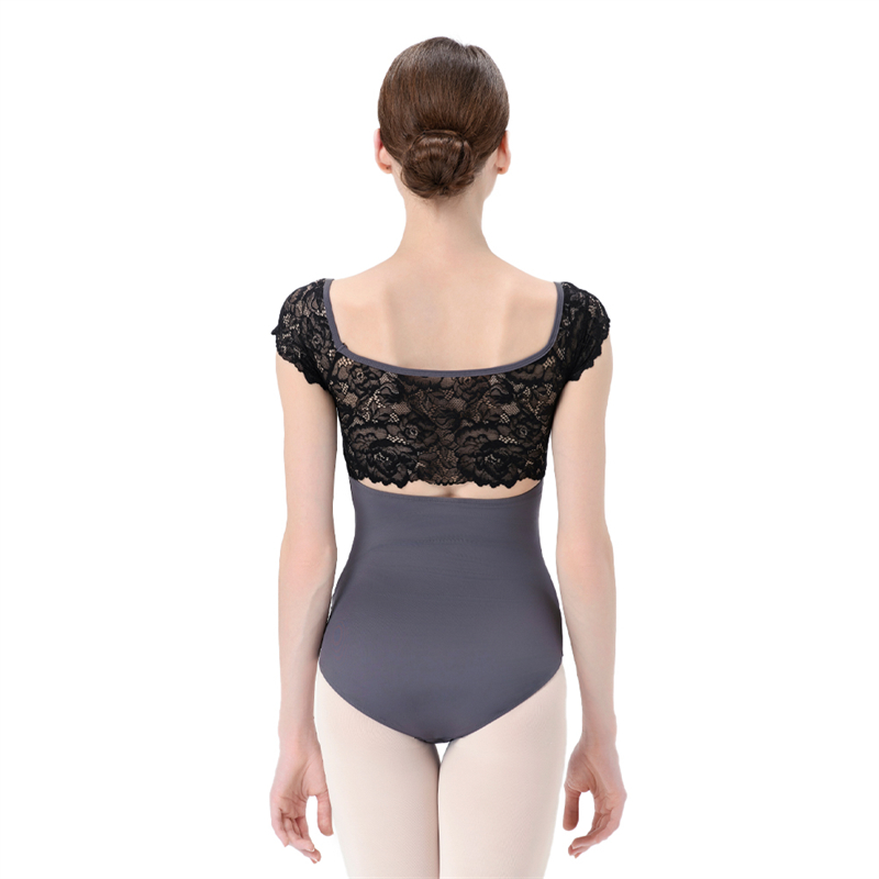 Cap Sleeve Lace Dance Leotard
