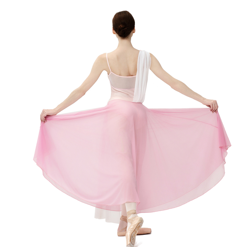 Women Long Lyrical Ballet Performance Dress
