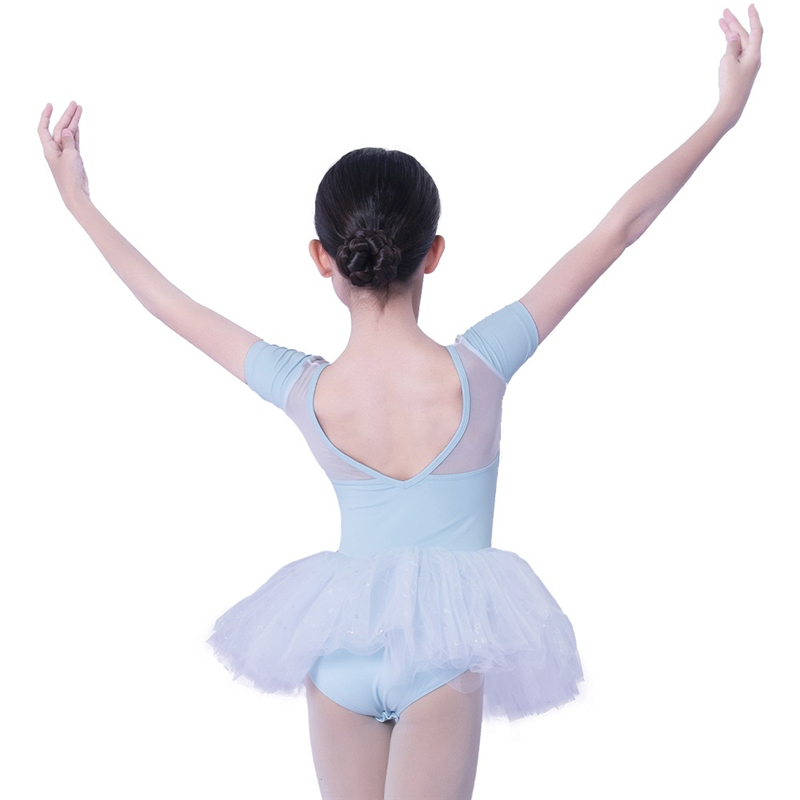 Kids Girls Blue Tutu Dress For Ballet