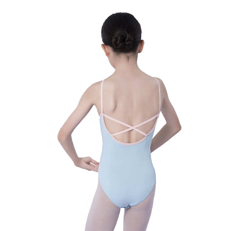 Kids Girls Basic Training Dancewear Camisole Leotards For Ballet