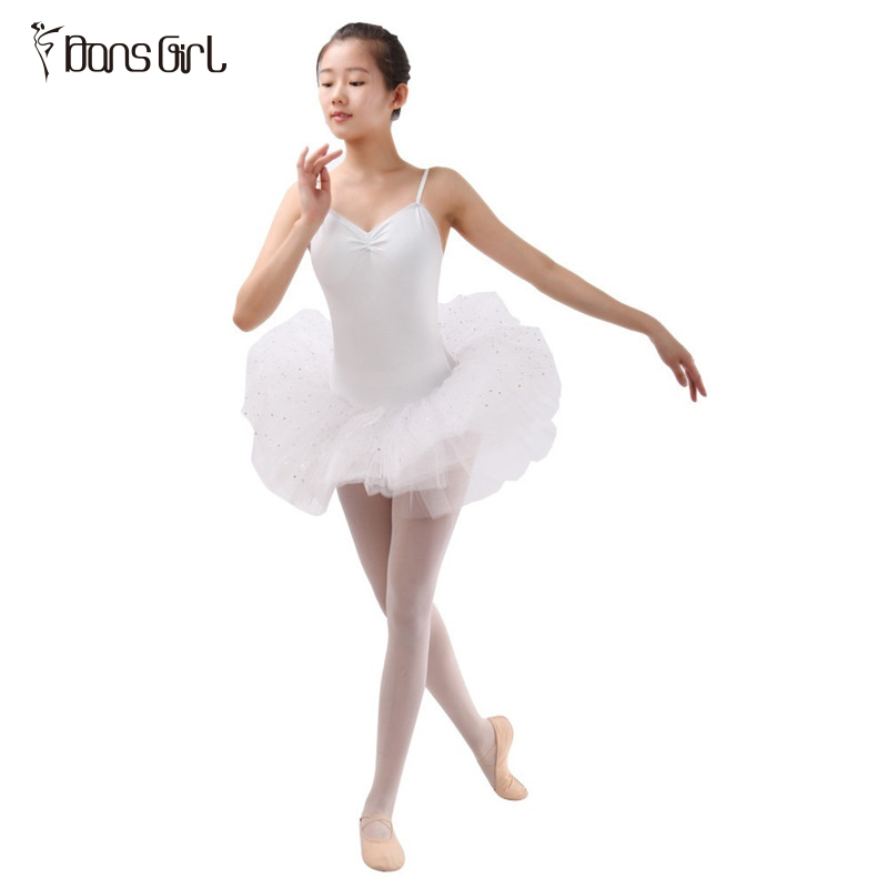 Ballet Girls Camisole Leotard with Tutu Skirt