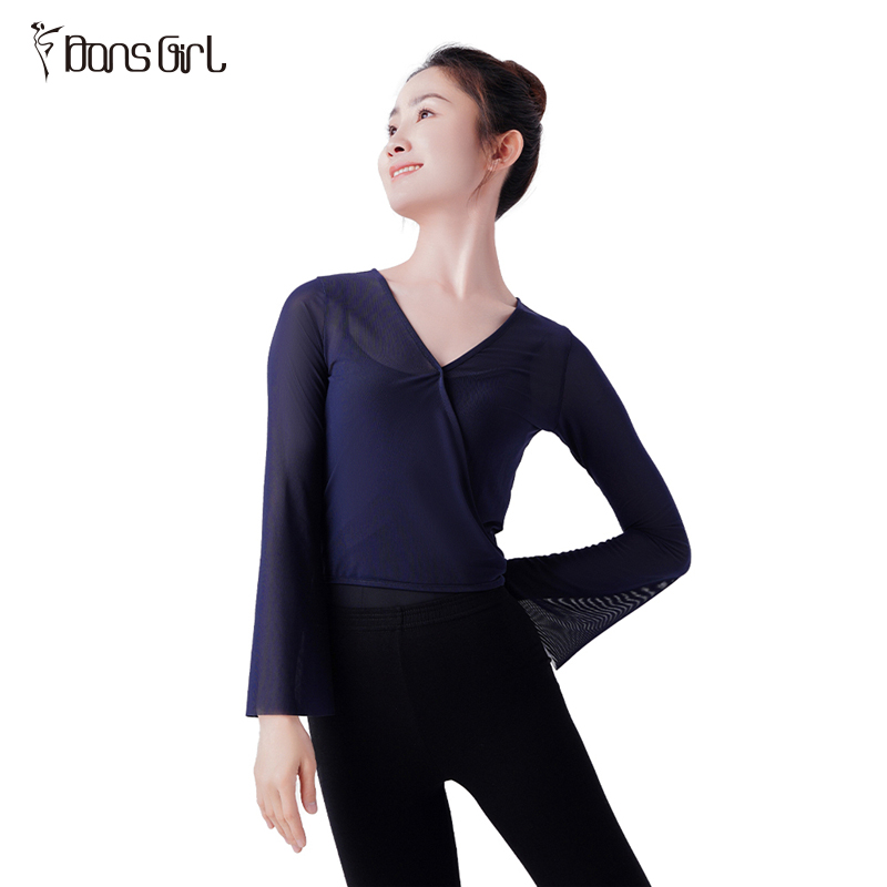 Navy Blue Lyrical Ballet Dancewear For Women