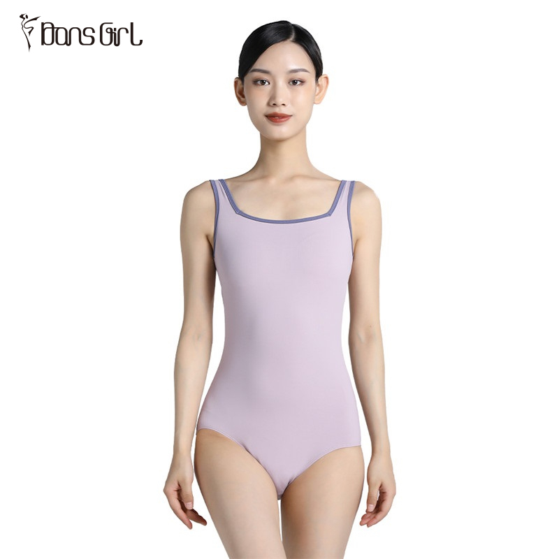 Two-tone Tank Leotard Training Dancewear