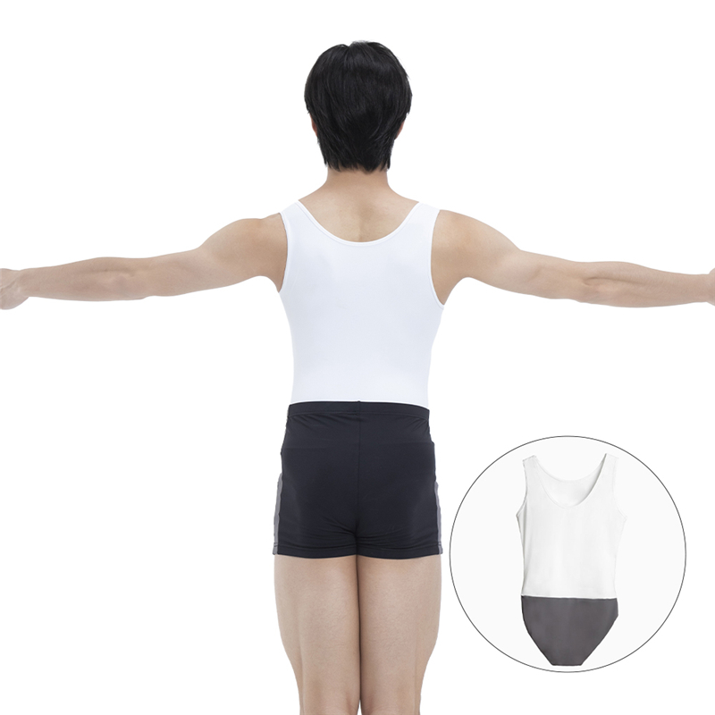 Men's Two-tone Tank Leotard