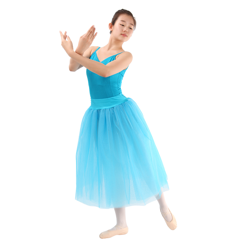 Dansgirl Five Layers Romantic Half Long Ballet Tutu Skirts