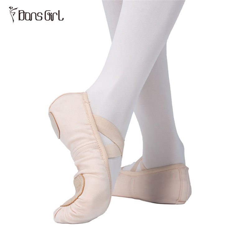 Stretchy Split Sole Ballet Dance Shoes( No Tie)