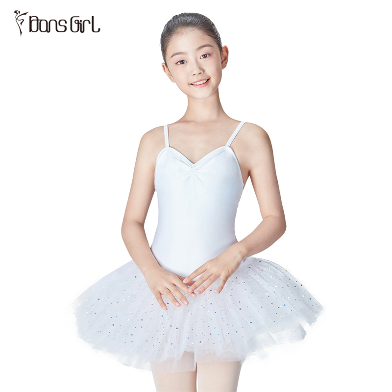 White Ballet Performance Tutu Dress