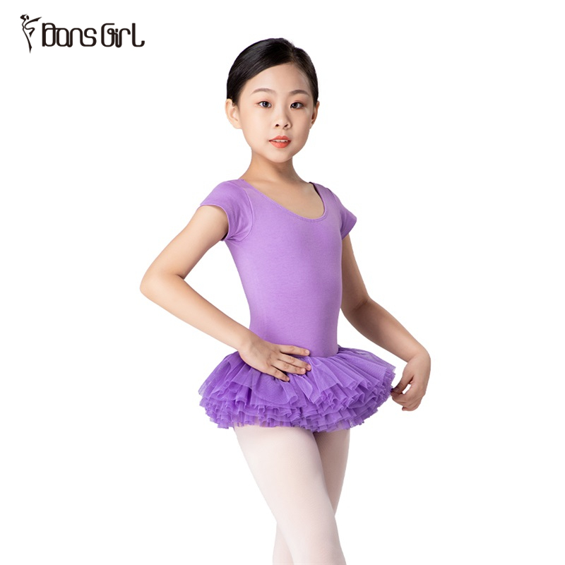 Light Grape Purple Ballet Training Dancewear Tutu Dress
