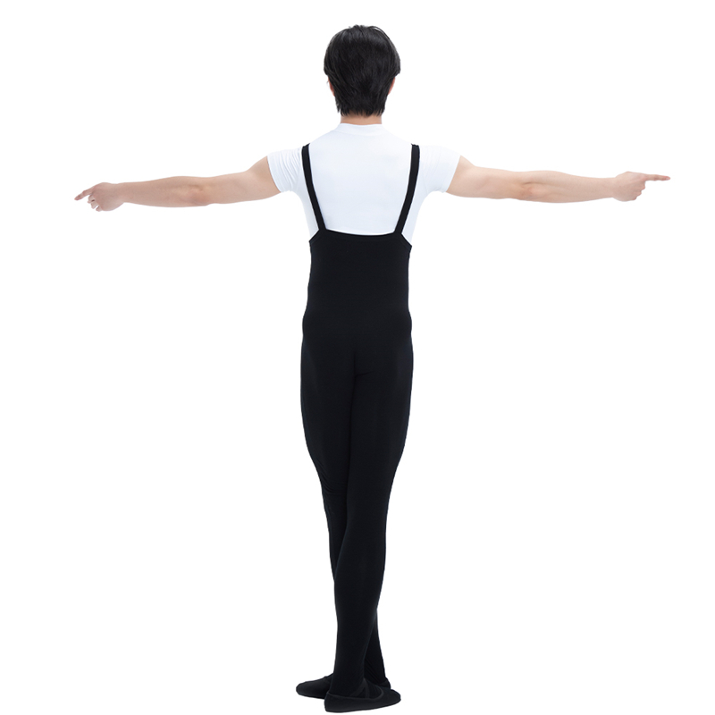 Men‘s Wide Strip Camisole Footed Unitards