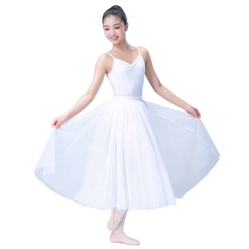 Romantic Half Long White Ballet Tutu