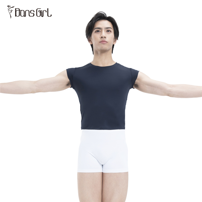 Men's Black Ballet Dancewear Top