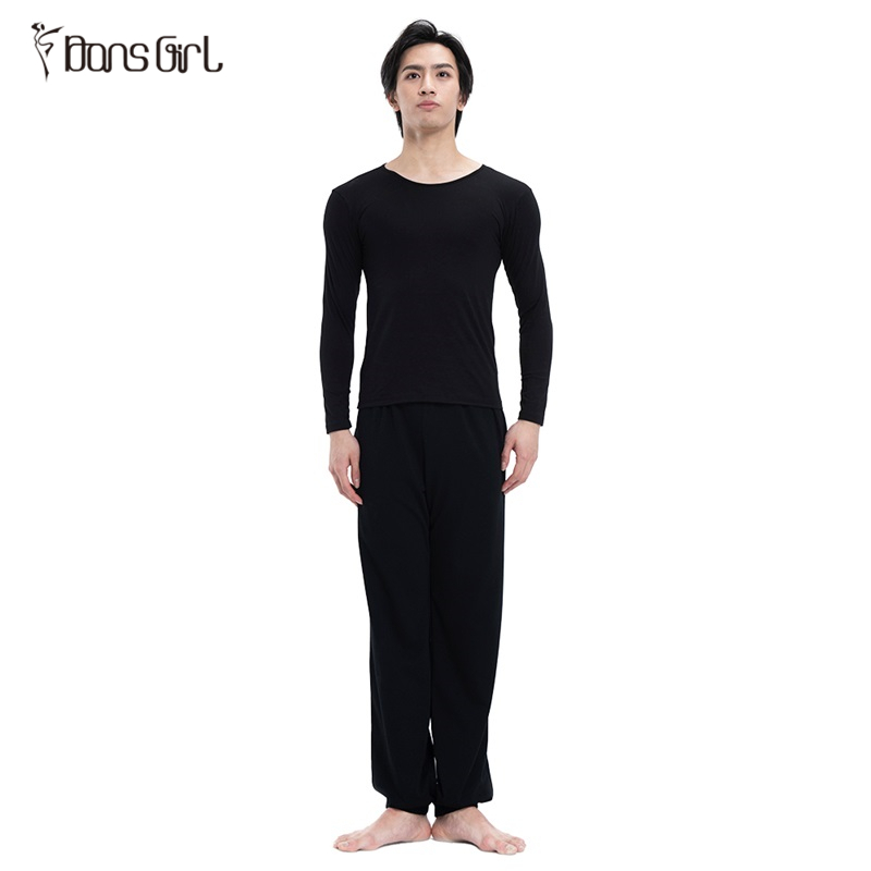 Men's Long Sleeve Ballet Dancewear Tops