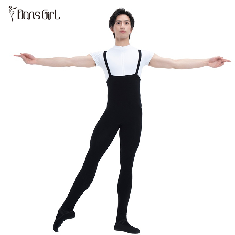 Men‘s Wide Strip Camisole Footed Unitards