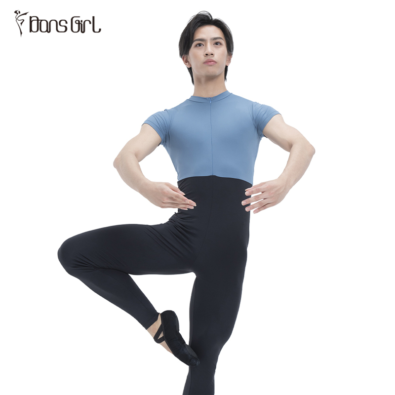 Men's Two-tone Ballet Dancewear Unitard