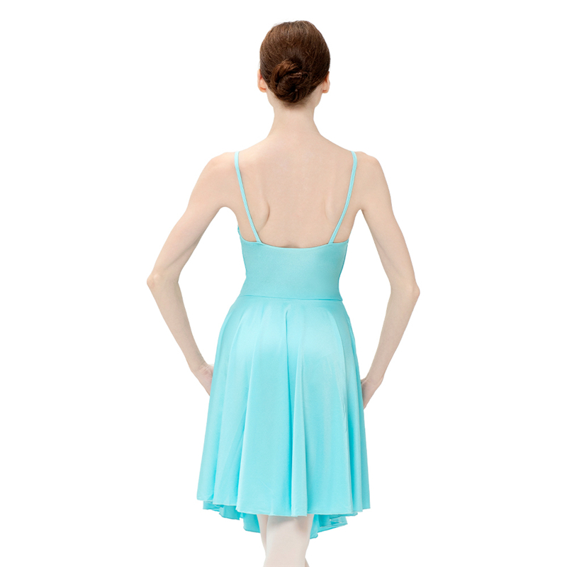 Girls Blue Stage Shiny Dance Wear Ballet Dress