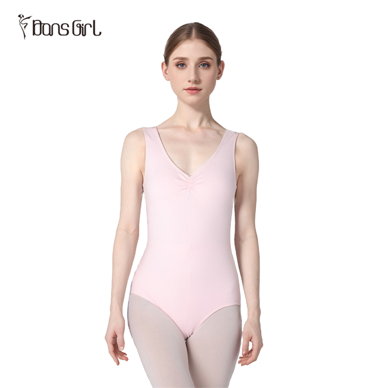Girls Basic Sleeveless Leotard Dancewear