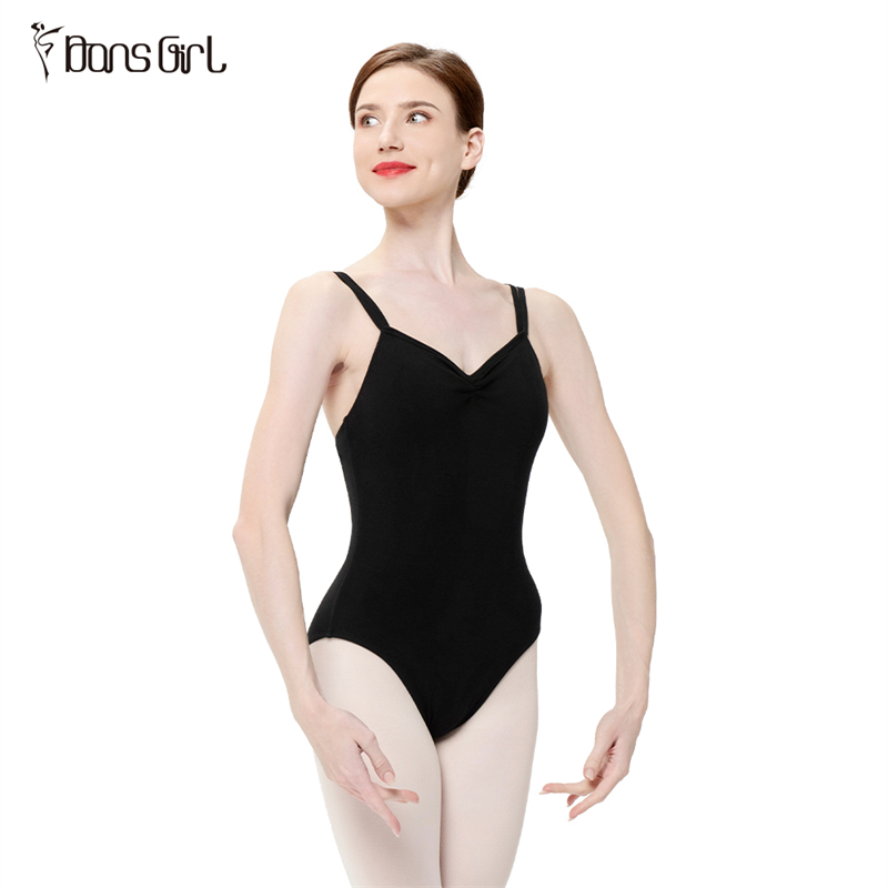 Double Strap Camisole Leotard For Girls