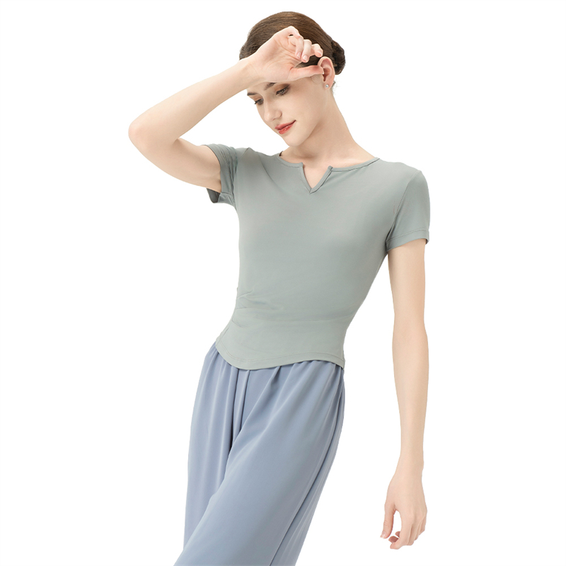 Cap Sleeve Ballet Dance Top Costumes