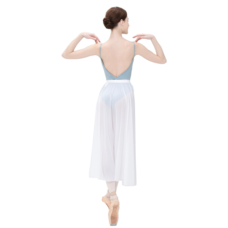 Long Lyrical Mesh Skirt For Modern Dance