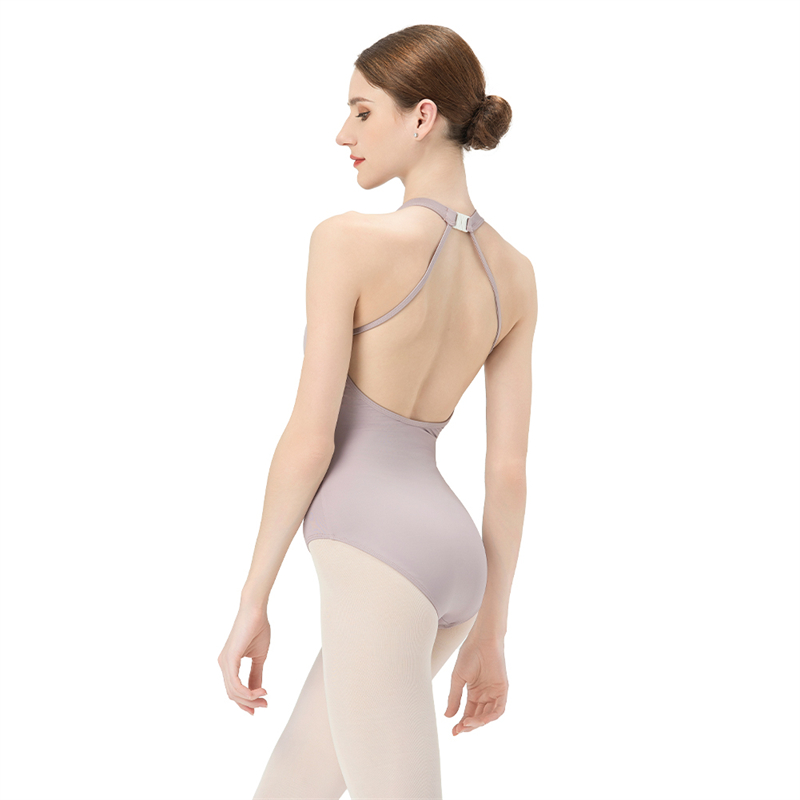 Ladies Sleeveless Leotard With Mesh