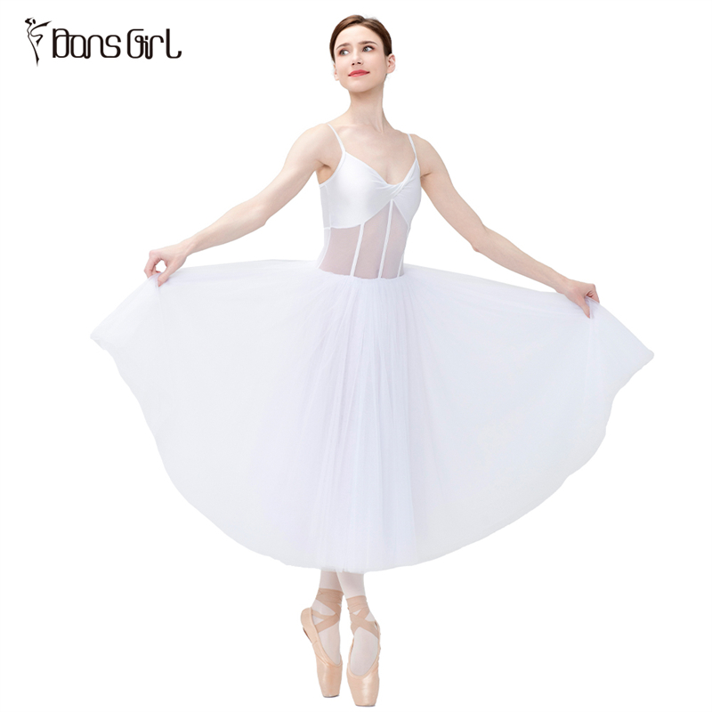 Long Lyrical White Romantic Tutu Dress