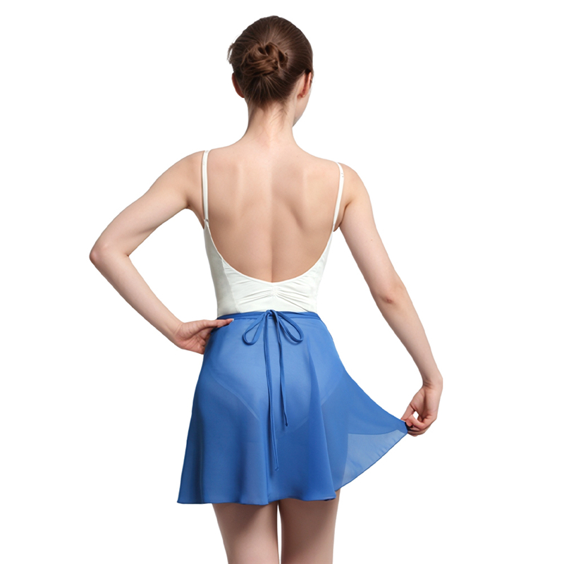Wrap Chiffon Short Skirt For Ballet Training Dancewear